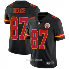 Travis Kelce Kansas City Chiefs Youth Limited Color Rush Black Jersey Bestplayer